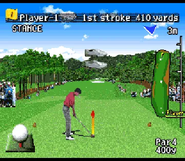 Masters New - Harukanaru Augusta 3 (Japan) (Rev 1) screen shot game playing